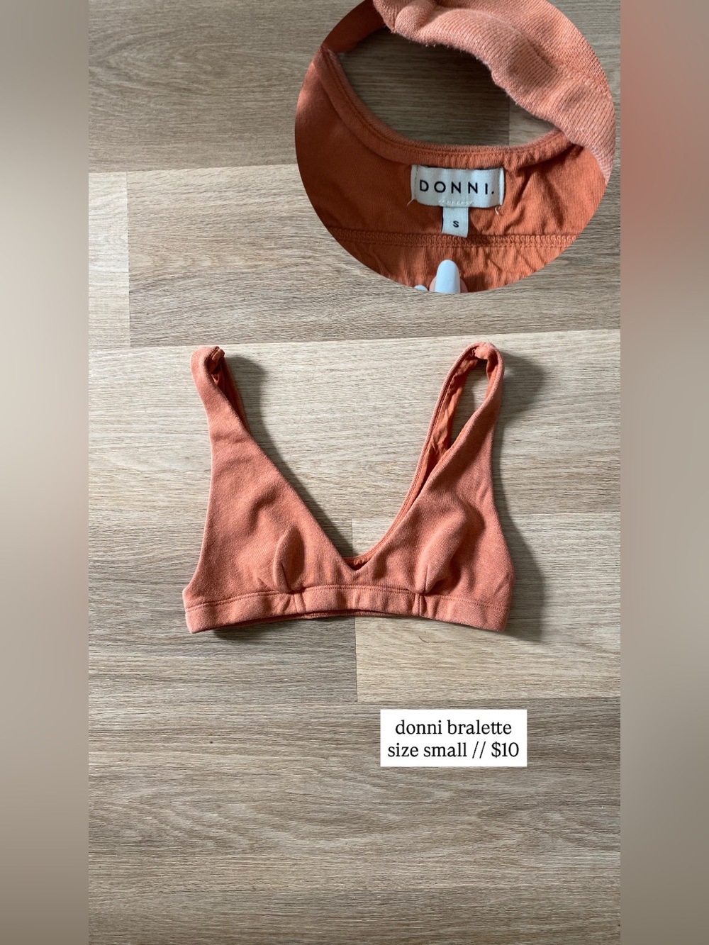 DONNI bralette size small